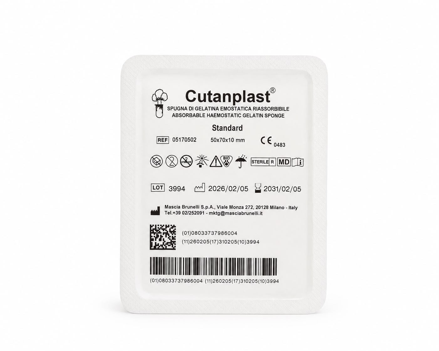 Cutanplast Standart Jelatin Sünger küçük resim 2